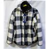 Image 1 : WOMENS ZIP UP FUZZY JACKET SIZE LARGE