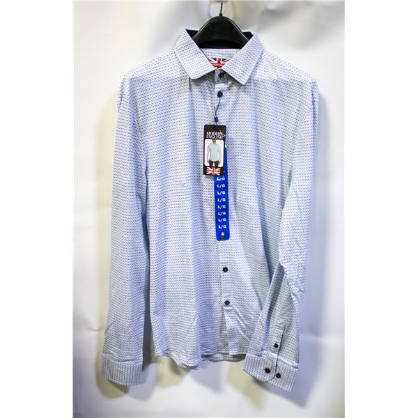 NEW MODERN ENGLISH MENS LARGE COLLARED SHIRT