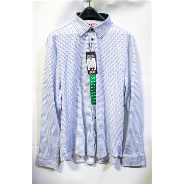 NEW MODERN ENGLISH MENS X LARGE COLLARED SHIRT