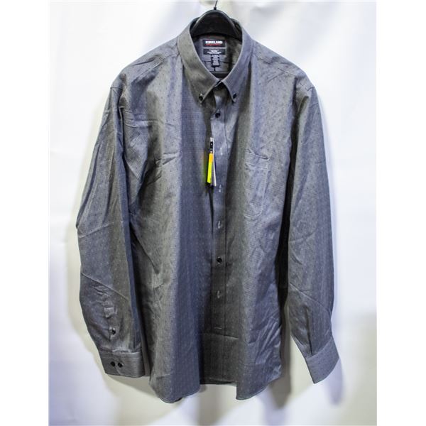 NEW KIRKLAND SIGNATURE MENS XXL 18-36/37 COLLARED