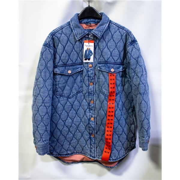 NEW PEPE JEANS WOMENS MEDIUM JEAN SHACKET