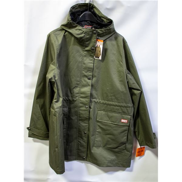 HUNTER WOMENS XX LARGE ANORAK JACKET - OLIVE