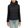 Image 1 : NEW DKNY WOMENS X SMALL MIX MEDIA JACKET - BLACK