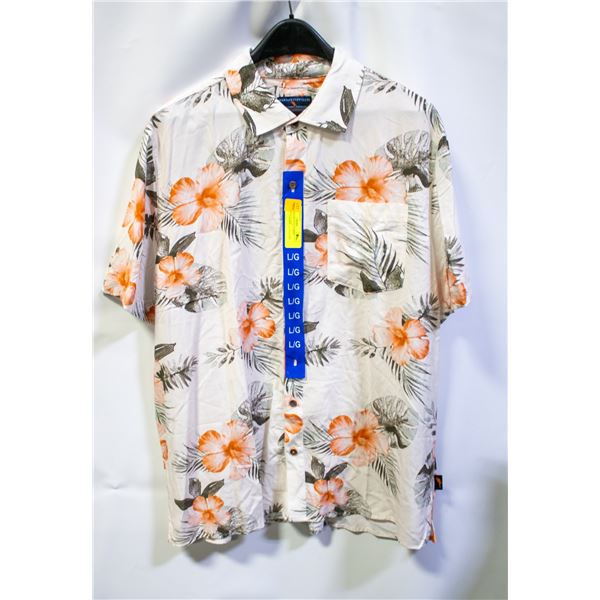NEW MARGARITAVILLE MENS LARGE BEACH SHIRT