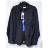 Image 1 : NEW FRANK MENS BUTTON UP SHIRT BLACK SIZE LARGE