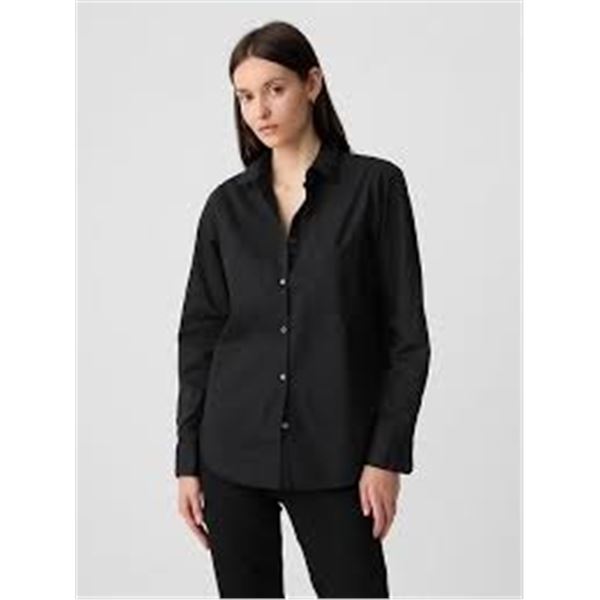 NEW GAP WOMENS BUTTON UP COLLARED SHIRT SIZE XS