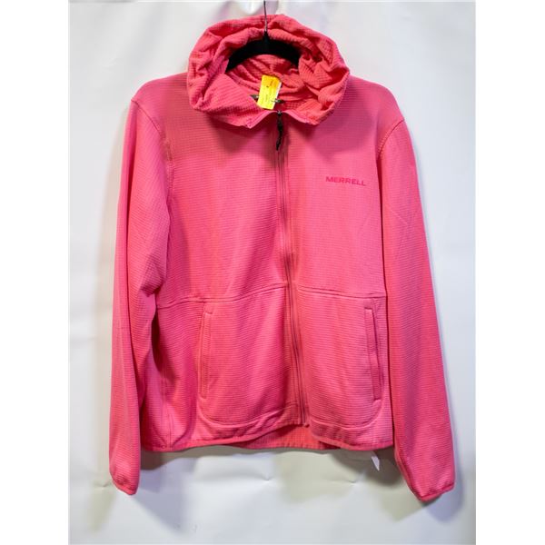 MERRELL WOMENS LARGE FULL ZIP HOODED JACKET