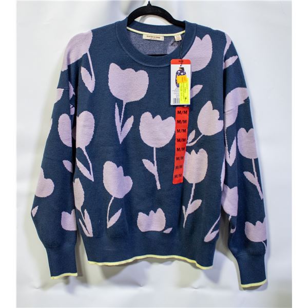 NEW SCOTCH & SODA WOMENS MEDIUM SWEATER - TULIP
