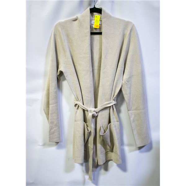 COMO VINTAGE WOMENS SMALL BATH ROBE - CREAM
