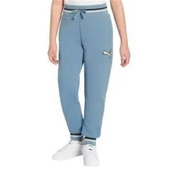 NEW PUMA GIRLS BLUE JOGGER PANTS SIZE SMALL