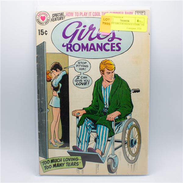 15 CENT GIRLS ROMANCE COMIC 150