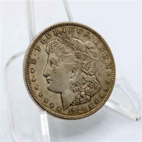 1921 US SILVER MORGAN DOLLAR VG