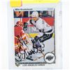 Image 1 : 1990 SIGNED MIKE KRUSHELNYSKI HOCKEY CARD NO COA
