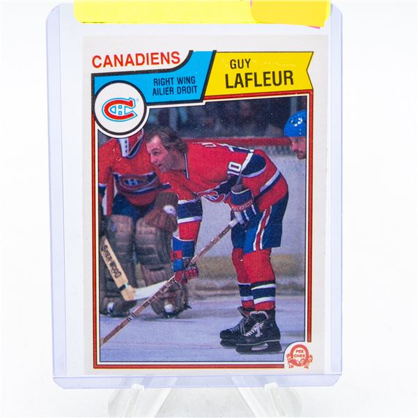 1982 OPC GUY LAFLEUR HOCKEY CARD 189