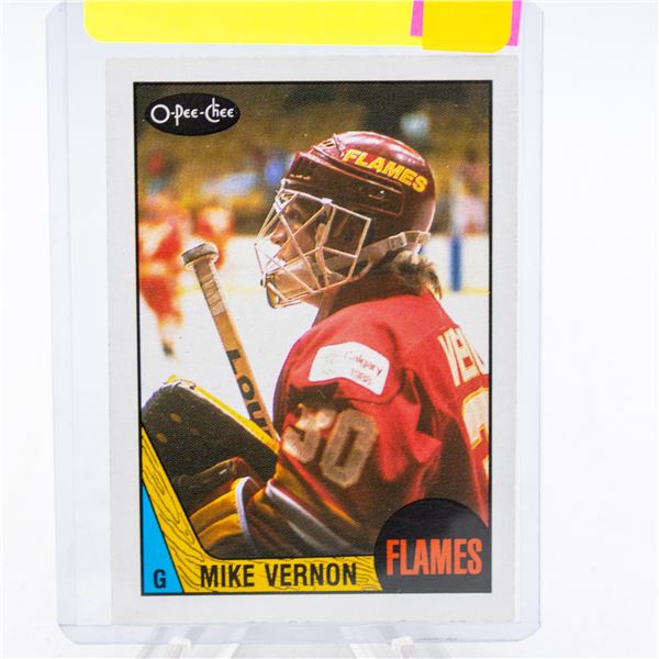 1987 OPC MIKE VERNON HOCKEY CARD
