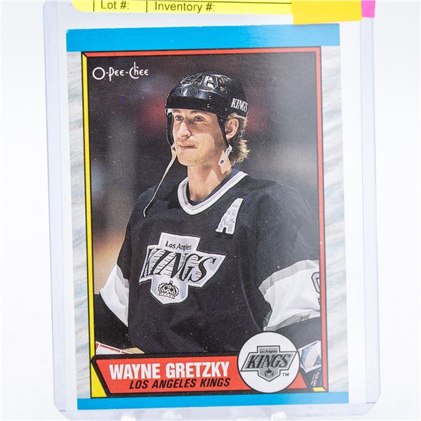 1989 OPC WAYNE GRETZKY HOCKEY CARD