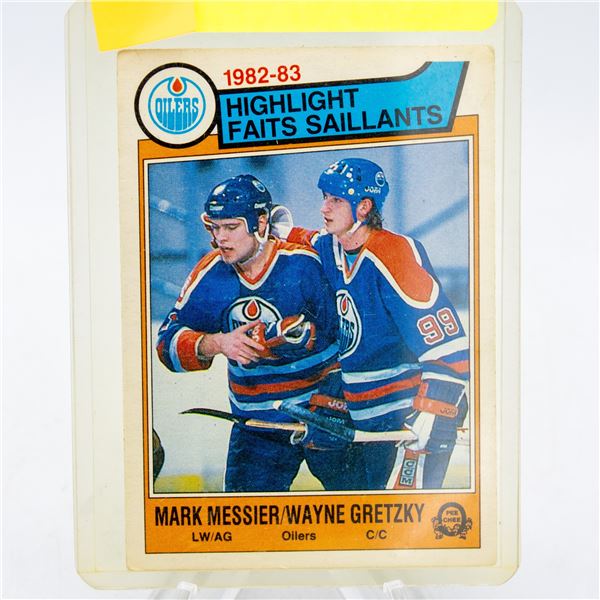 1982 OPC WAYNE GRETZKY HOCKEY CARD