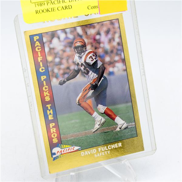 1989 PACIFIC DAVID FULCHER ROOKIE CARD