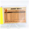 Image 2 : 1982 OPC JOHNNY BENCH HOF BASEBALL CARD