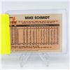 Image 2 : 1982 MIKE SCHMIDT BASEBALL CARD