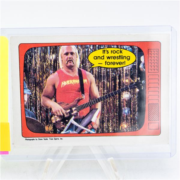 1985 HULK HOGAN WRESTLING CARD