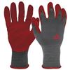Image 1 : BAG OF 12 HAND CREW FOAM LATEX GRIP GLOVES SIZE M