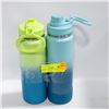 Image 1 : 2 PACK OF THERMOFLASK WATER BOTTLES - 2 X 24OZ