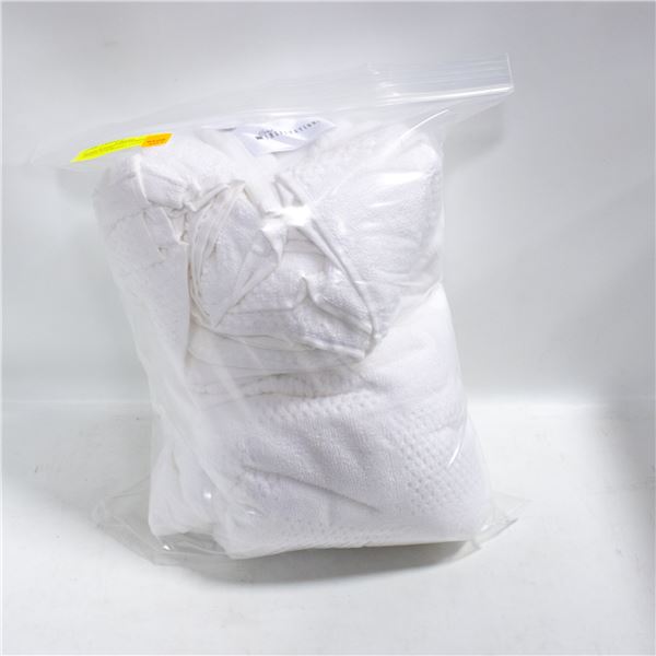 HOME INSPIRATION CUBED BATH TOWLE WHITE