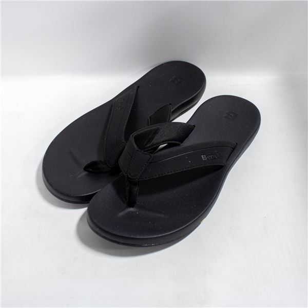 BENCH WOMENS FLIP FLOPS BLACK SIZE 8