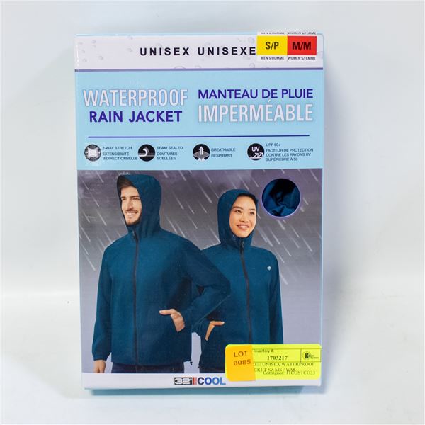 32 DEGREE UNISEX WATERPROOF RAIN JACKET SZ MS / WM