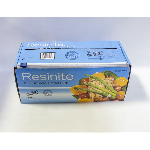 RESINITE ALL PURPOSE FOOD FILM WRAP & SIDE CUTTER