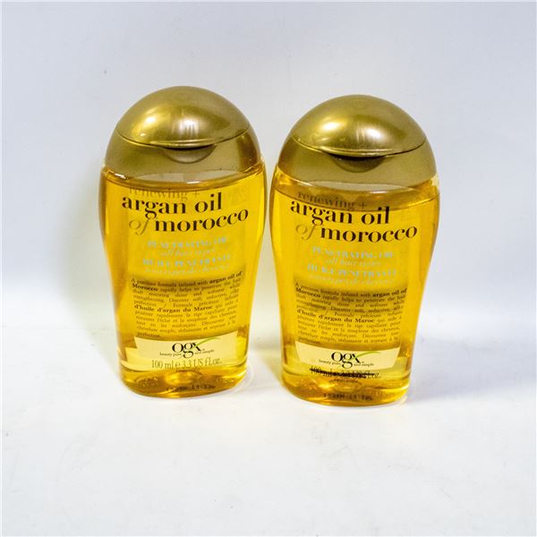 2 PACK OF ARGAN OIL OF MOROCCO FOR ALL HAIR TYPES