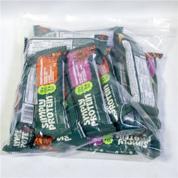BAG OF 17 SIMPLY PROTEIN CRISPY SNACK BARS