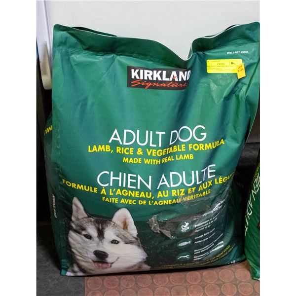 KIRKLAND LAMB AND RICE ADULT DOG FOOD KIBBLE