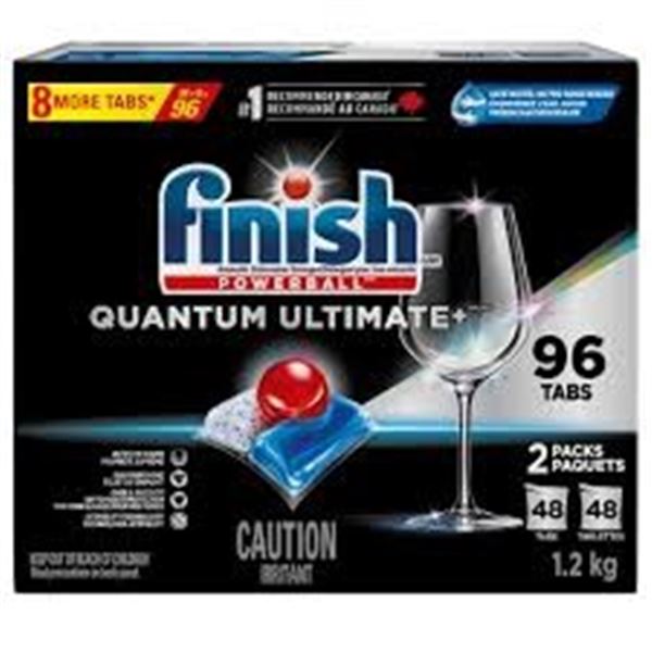 NEW 2 PK OF FINISH QUANTUM ULTIMATE DISH DETERGENT