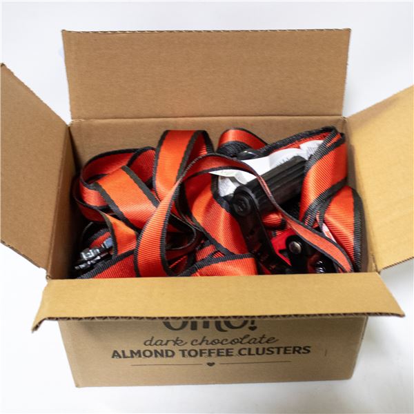 4 PACK OF POWERBUILT RATCHET TIE DOWN SET
