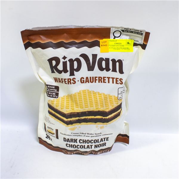 BAG OF 23 RIP VAN DARK CHOCOLATE & CREAM WAFERS