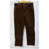 Image 1 : TOMMY HILFIGER WOMENS CORDUROY PANTS BROWN SIZE 10