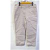 Image 1 : HILARY WOMENS CAPRI PANTS BROWN STRIPES SIZE 8