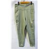 Image 1 : AURUM WOMENS SPORT LEGGINGS MINT GREEN SIZE LARGE