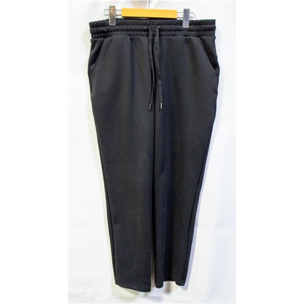 32 DEGREES WOMENS SUEDED PANTS BLACK SIZE MEDIUM