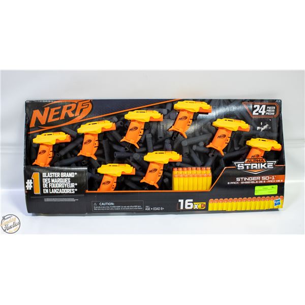 NERF 8 MINI GUN SET WITH 16 DARTS