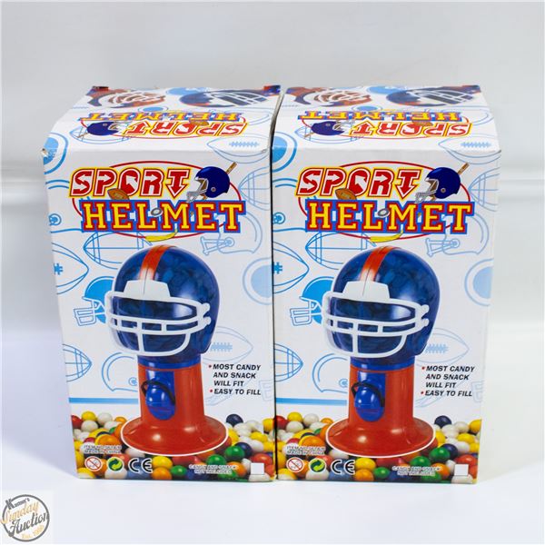 NEW 2 SPORT HELMETS FOOTBALL