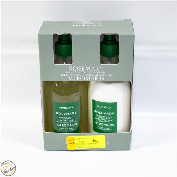 AROMATIC ROSEMARY SHAMPOO & CONDITIONER DUO