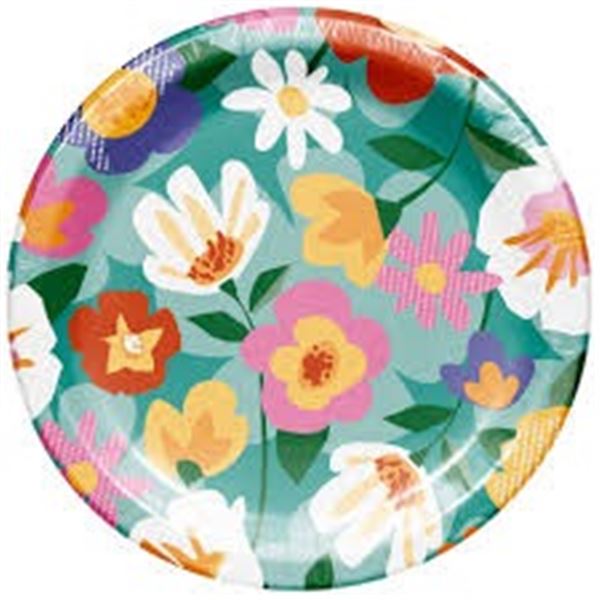 INNOWARE ARTSTYLE SPRING DESIGN PAPER PLATES 16"