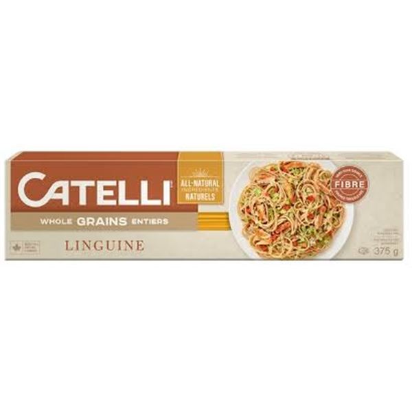 CASE OF 24 X 375G CATELLI WHOLE GRAIN LINGUINE