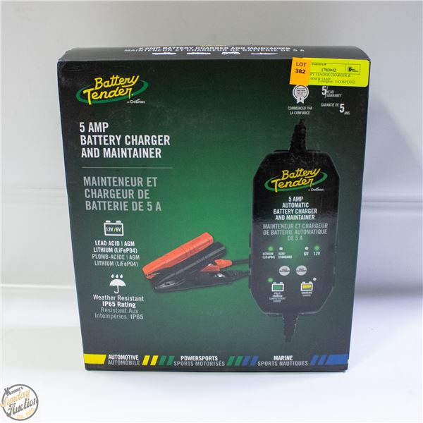 BATTERY TENDER CHARGER & MAINTAINER 5AMP