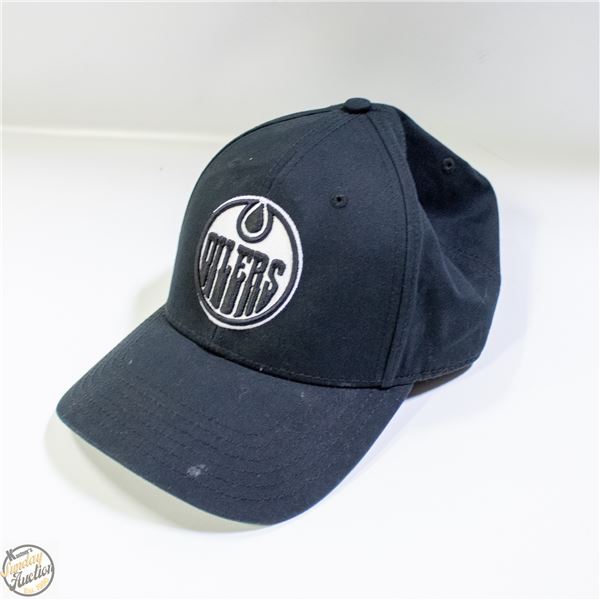 NHL EDMONTON OILERS BALL CAP BLACK WITH ADJUSTABLE