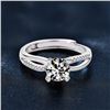 Image 2 : 1 CT GRA CERTIFIED ROUND BRILLIANT MOISSANITE