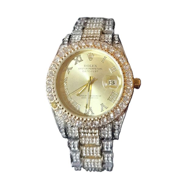 NEW REPLICA ROLEX "DAY-DATE" QUARTZ WATCH